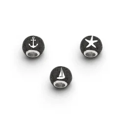 Anhänger Bead "Wechselperle 2.0" Lavasand