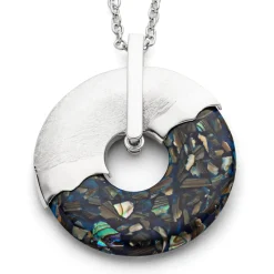 Anhänger "Donut" Mosaik-Seeopal