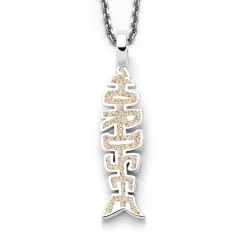 Anhänger Fischgräte Nordsee Strandsand