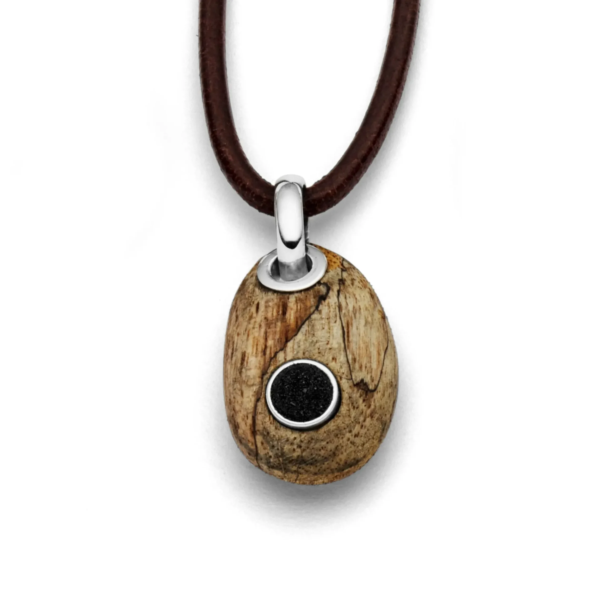 Anhänger "Holzkiesel Lavasand "