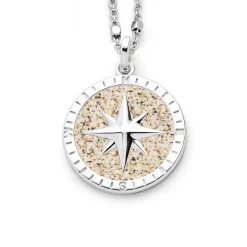 Anhänger "Kompassrose 2.0" Strandsand