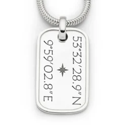 Anhänger "LieblingsOrt" Hamburg Koordinaten