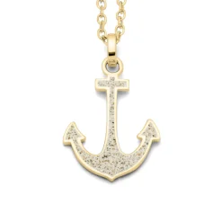 Anhänger "Sandanker" vergoldet