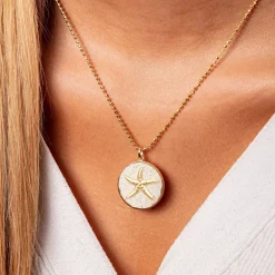 Anhänger "Seestern 2.0" vergoldet