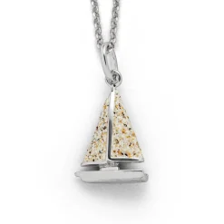 Anhänger "Segelboot" Strandsand