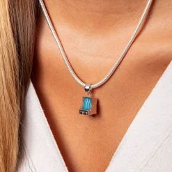 Anhänger "Strandkorb" Steinsand blau