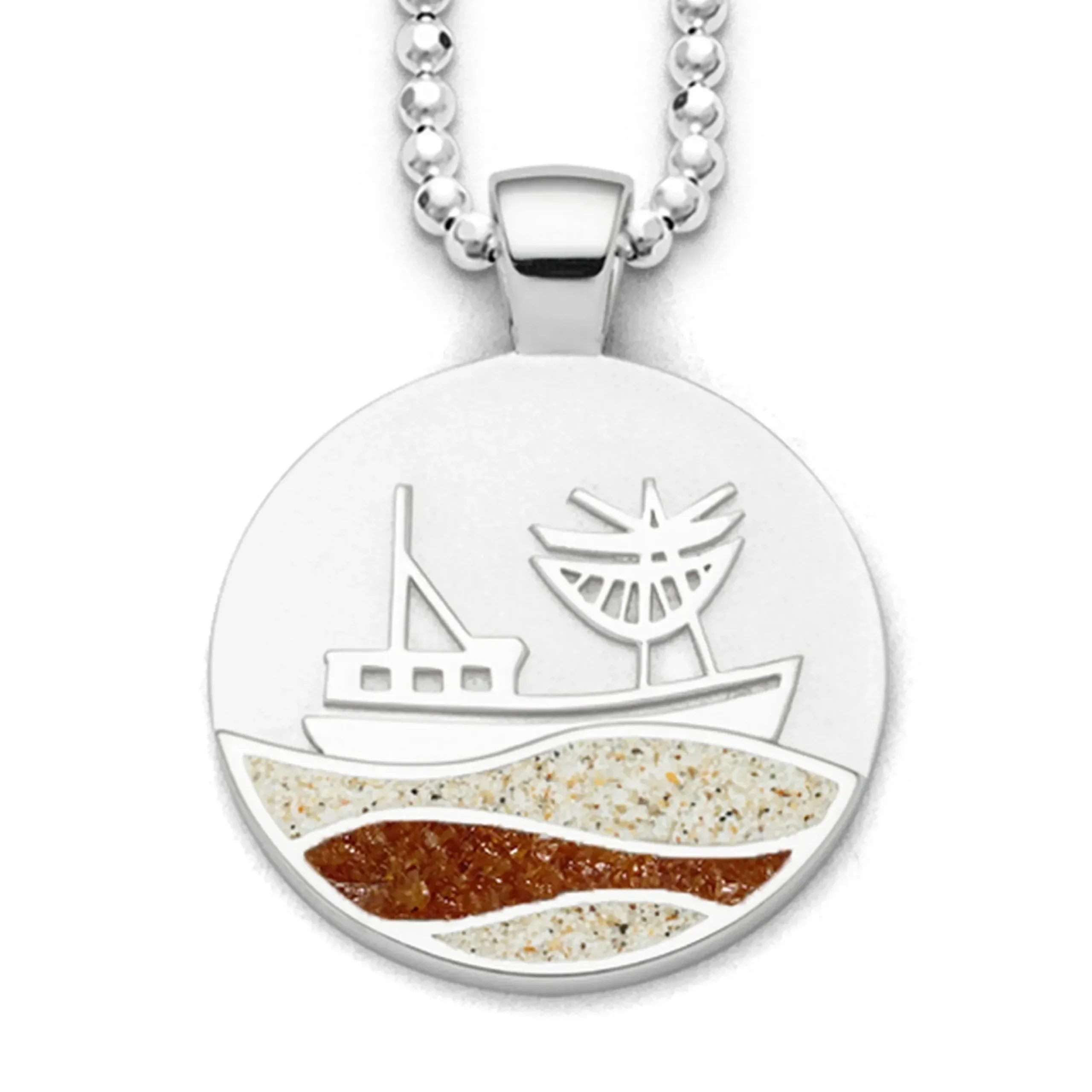 Anhänger Strandwellen "Kutter" Strandsand/Bernsteinsand