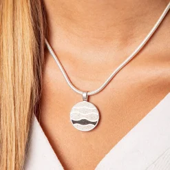 Anhänger "Strandwellen" Lavasand