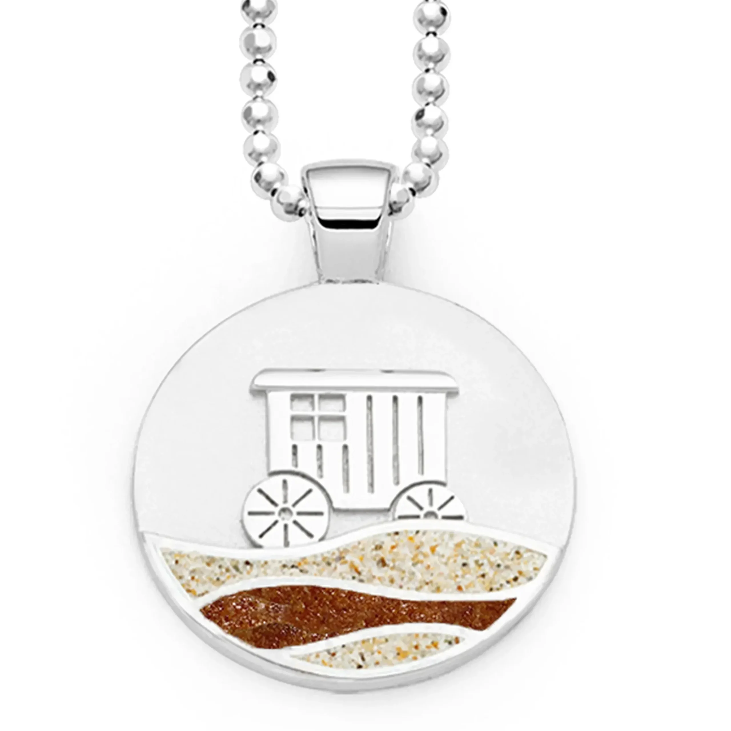 Anhänger Strandwellen "Norderney" Strandsand/Bernsteinsand