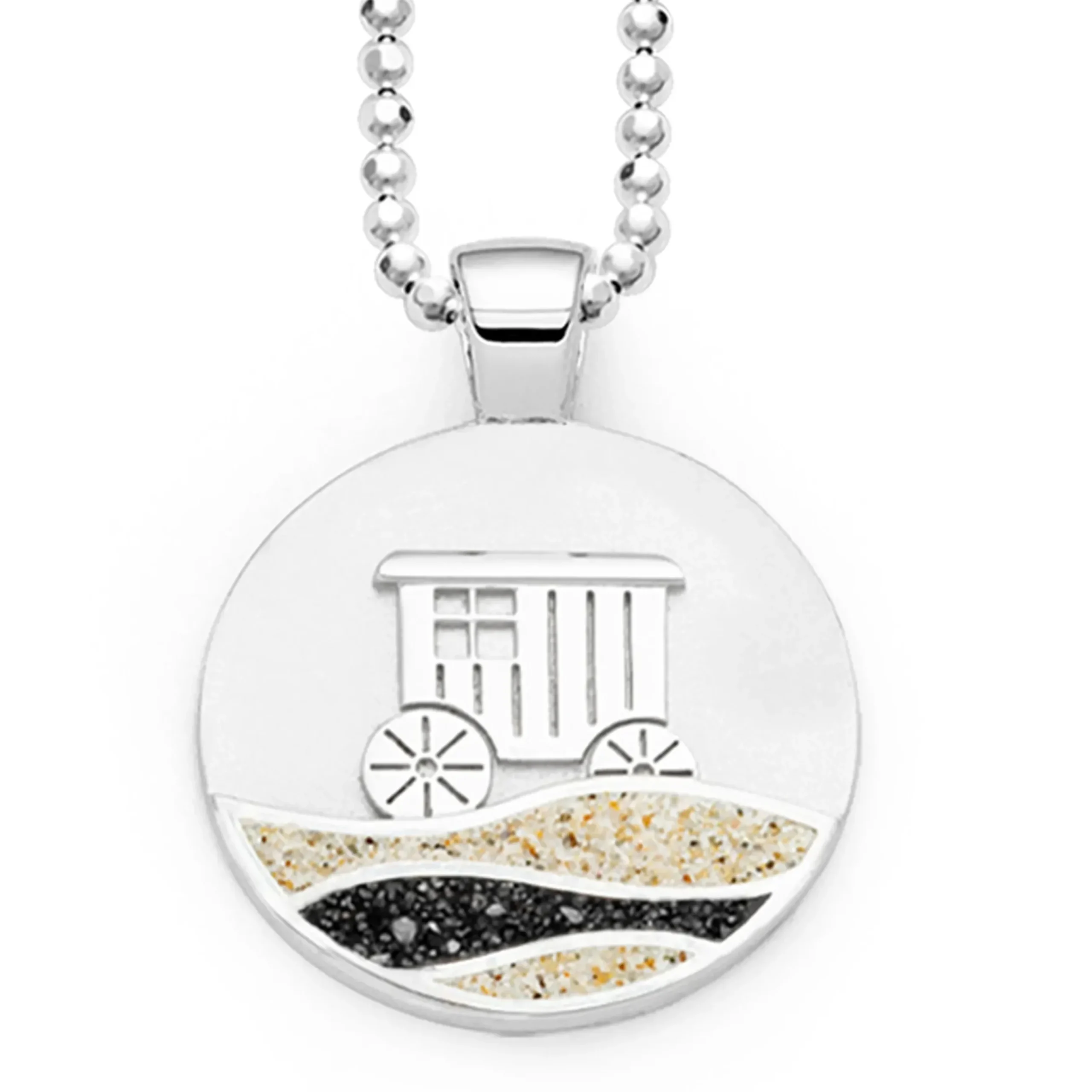 Anhänger Strandwellen "Norderney" Strandsand/Lavasand