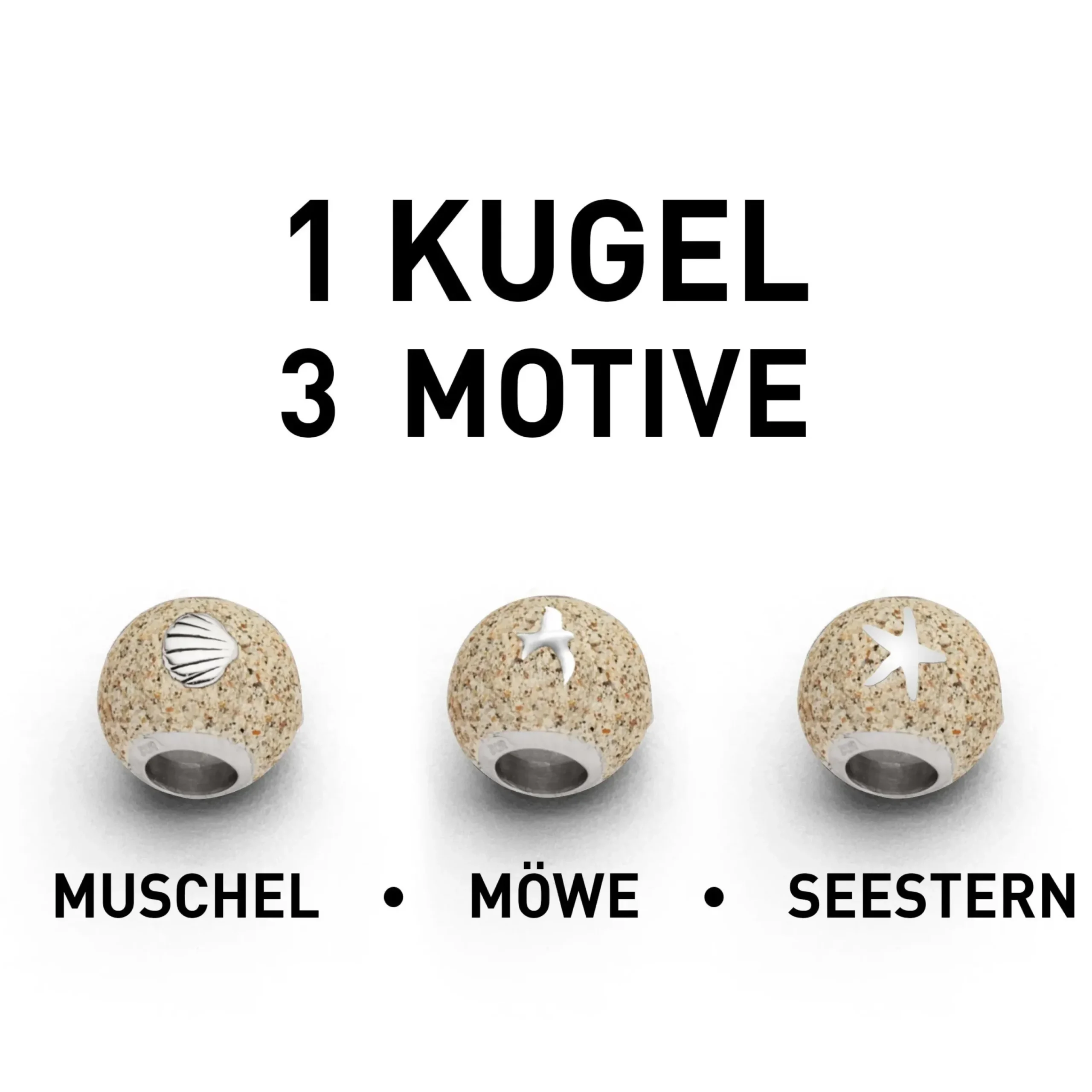 Anhänger "Wechselperle Strandsand"