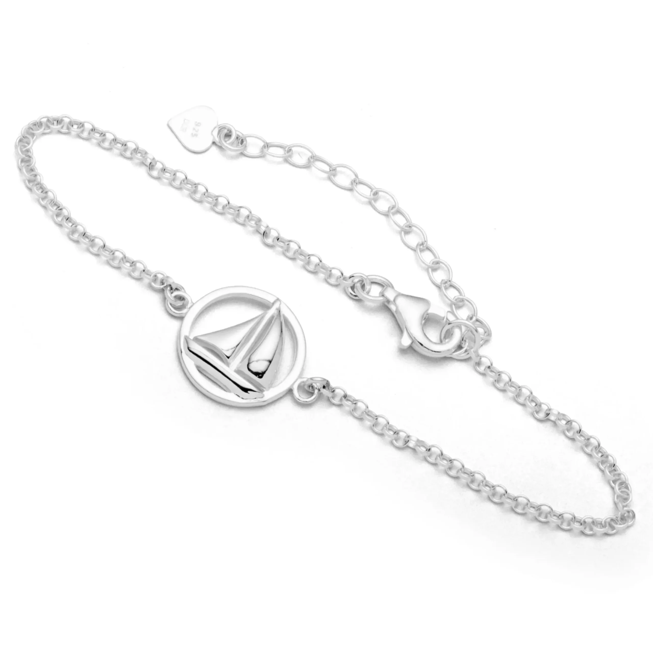 Armband "Ahoi" Segelschiff