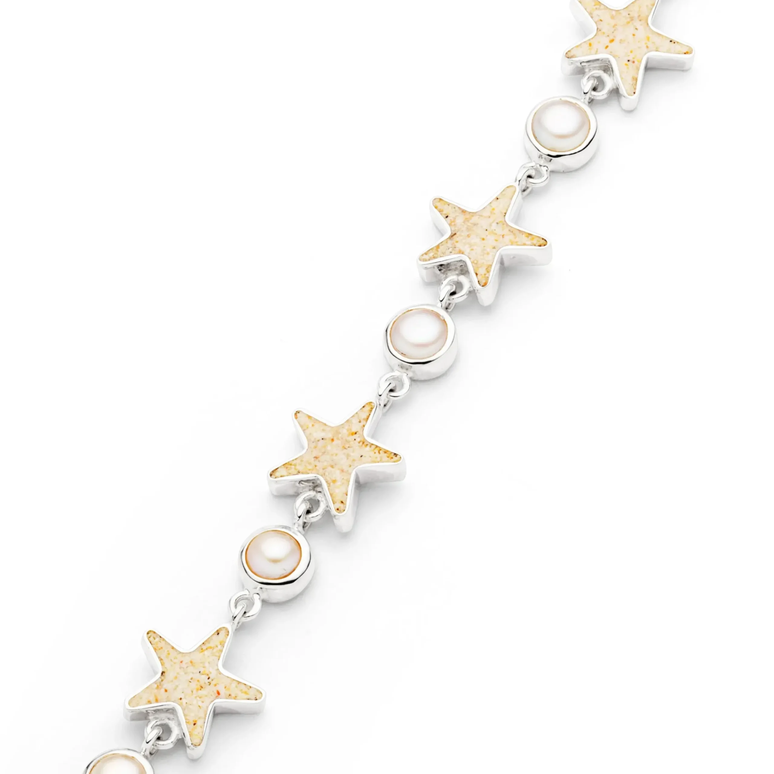 Armband "Sandseestern/Perle" Strandsand