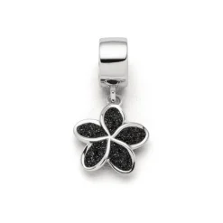 Charm "Plumeria Blüte" Lavasand