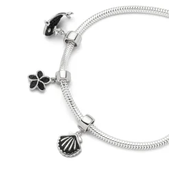 Charm "Plumeria Blüte" Lavasand