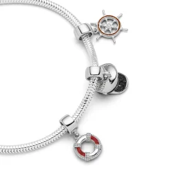 Charm "Rettungsring" Koralle