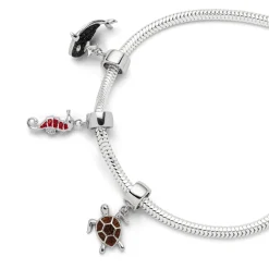 Charm "Seepferd" Koralle