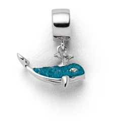 Charm "Walfisch" Blauer Steinsand