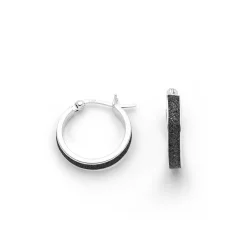 Creole "rund 18,5 mm" Lavasand