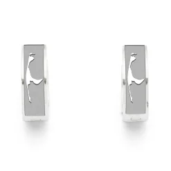 Creole "Sylt" innen matt/ rhodiniert