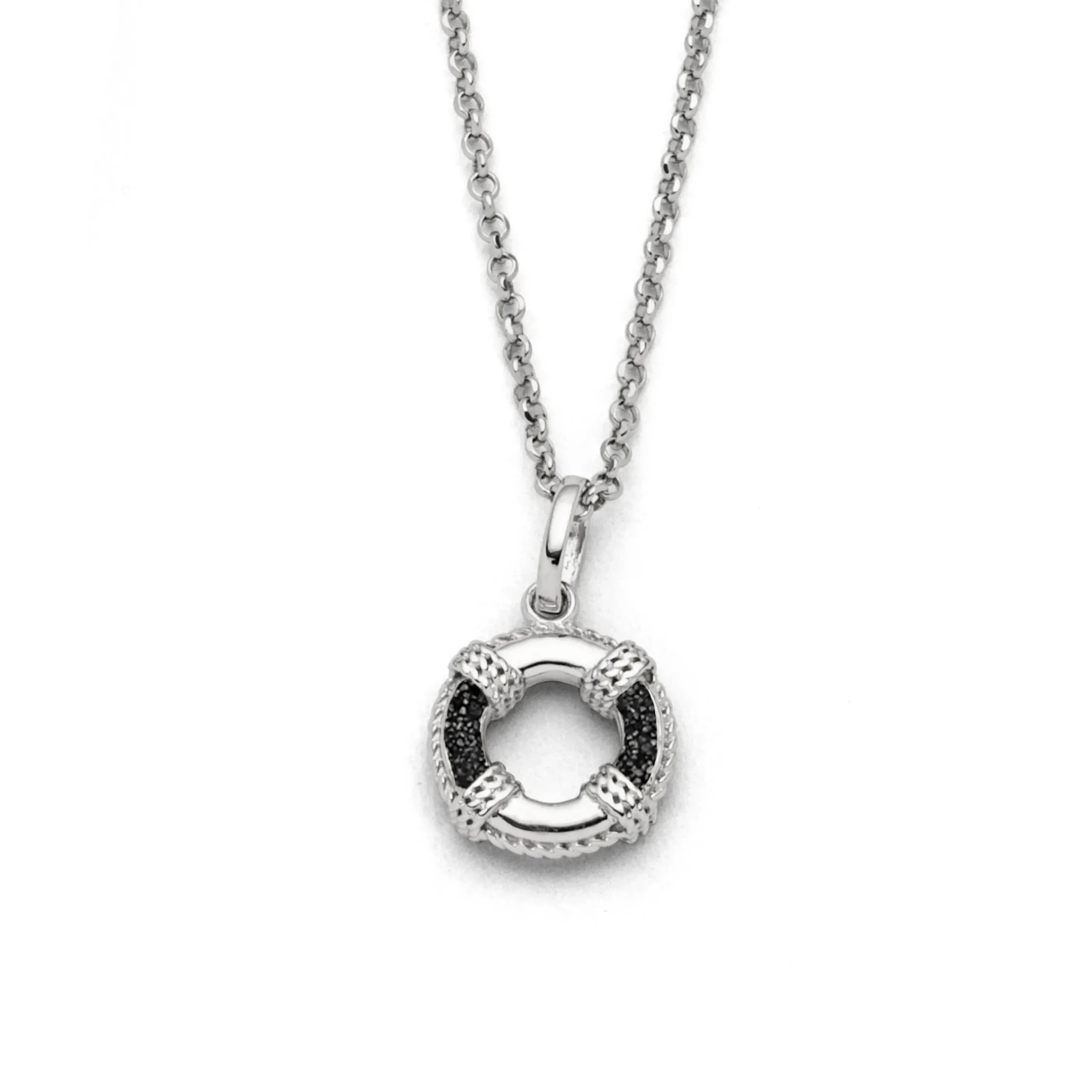 Kette "Rettungsring" Lavasand