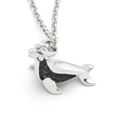 Kette "Seehund" Lavasand