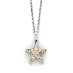 Kette "Seestern" Strandsand