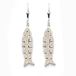 Ohrhänger Fischgräte Ostsee Strandsand