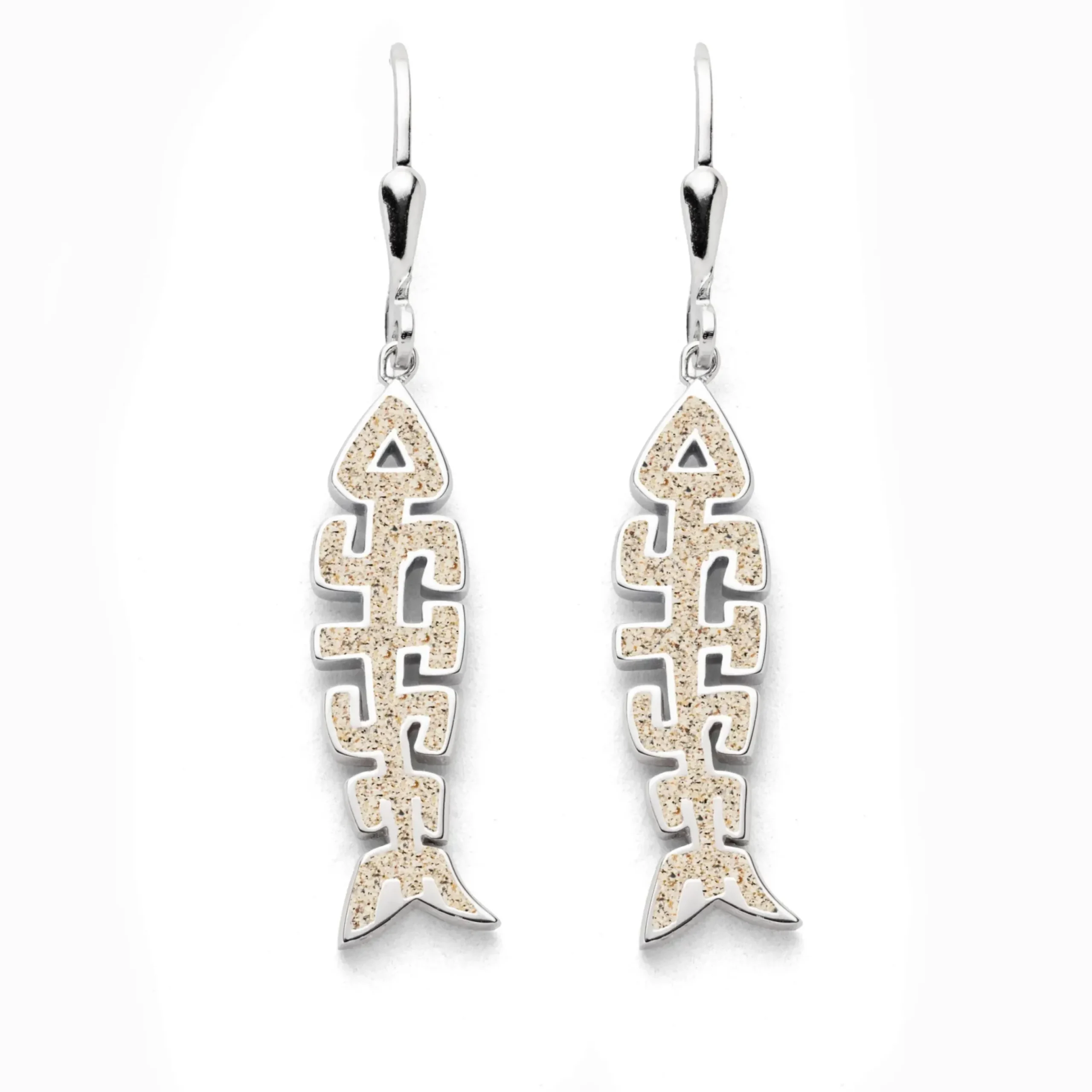 Ohrhänger Fischgräte Ostsee Strandsand