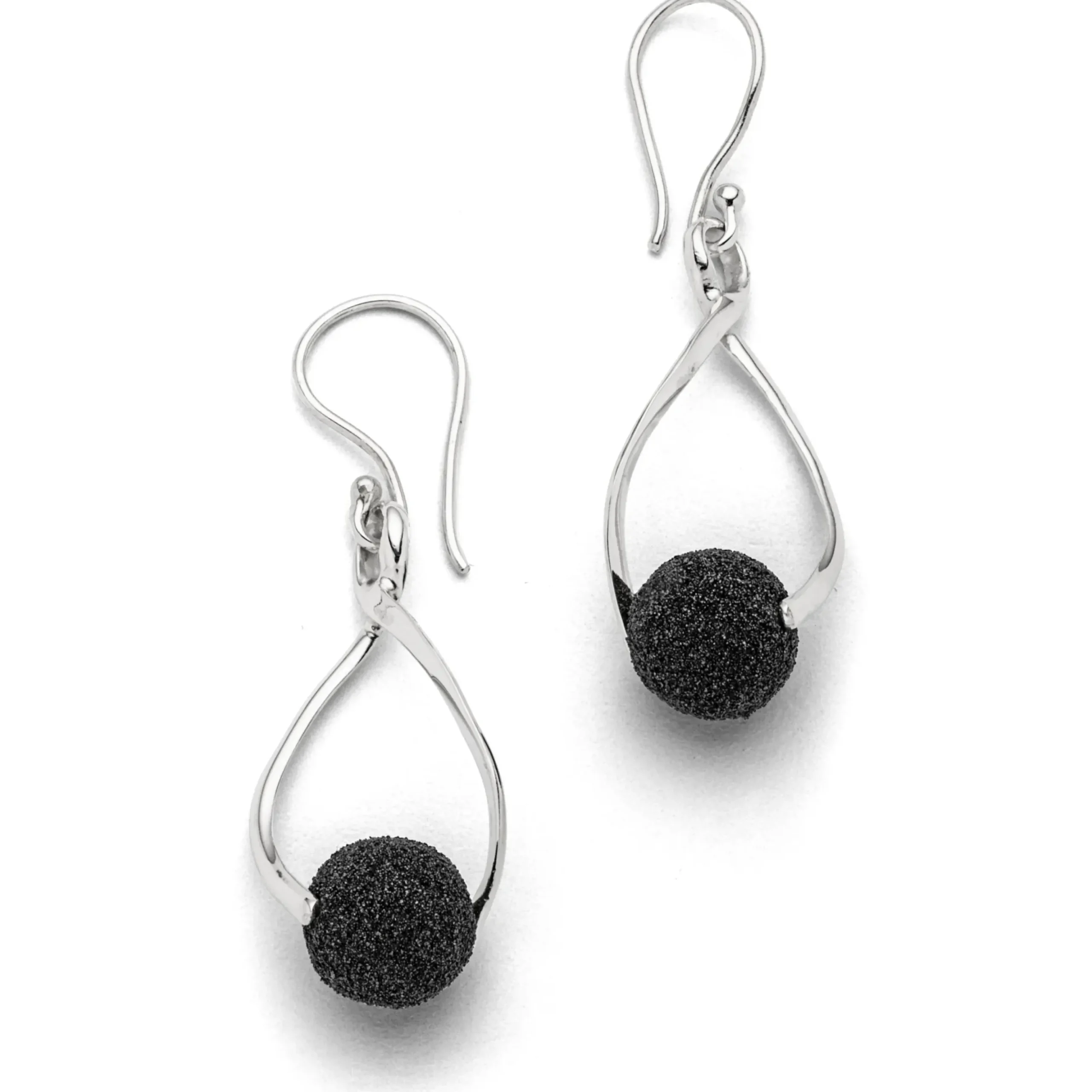 Ohrhänger "Swinging" Lavasand