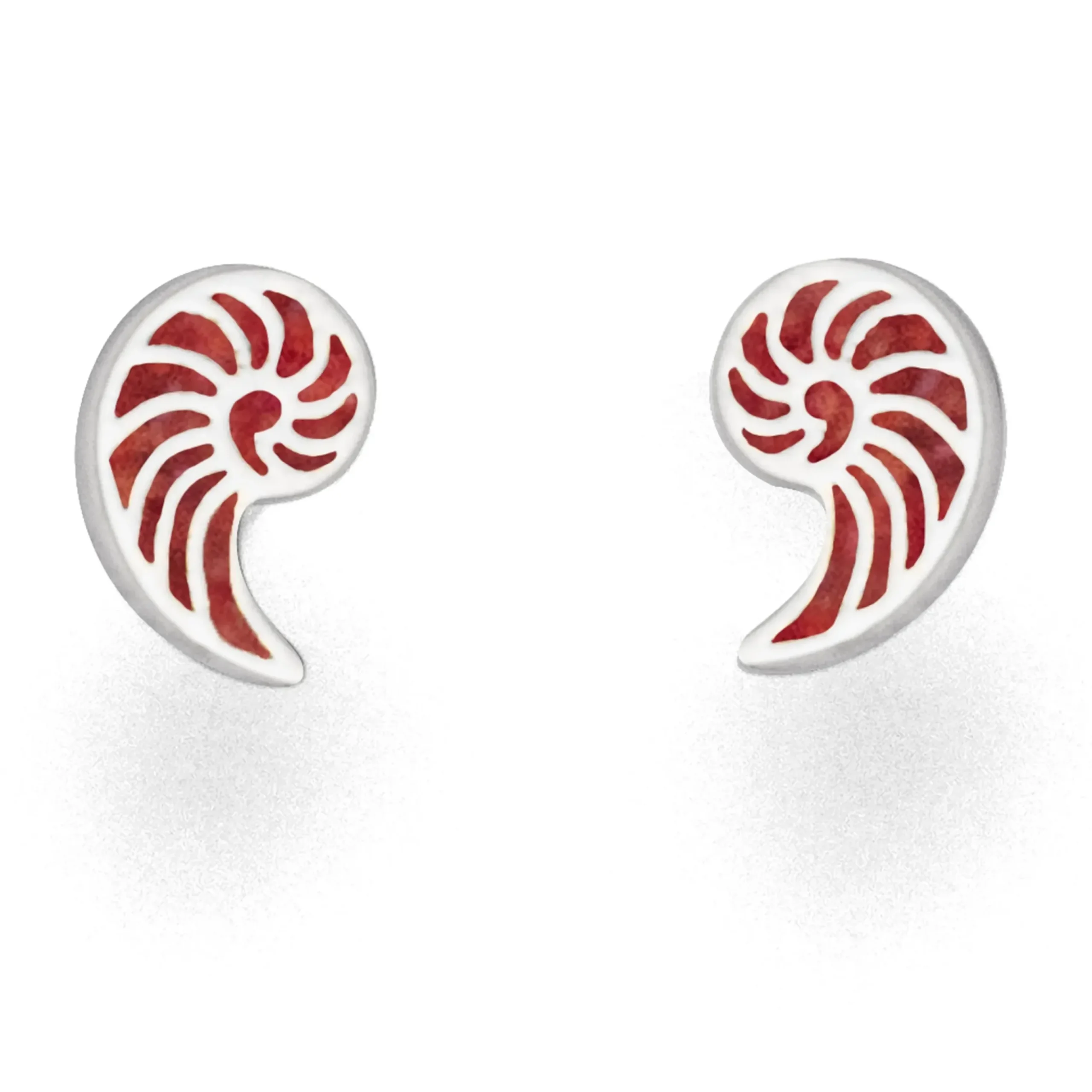 Ohrstecker "Korallennautilus"