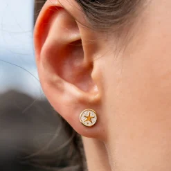 Ohrstecker "Seestern" vergoldet