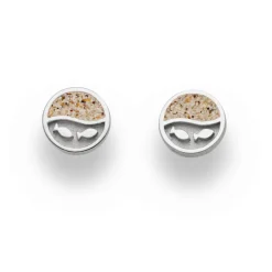 Ohrstecker Strandwelle "Fischschwarm" 8 mm