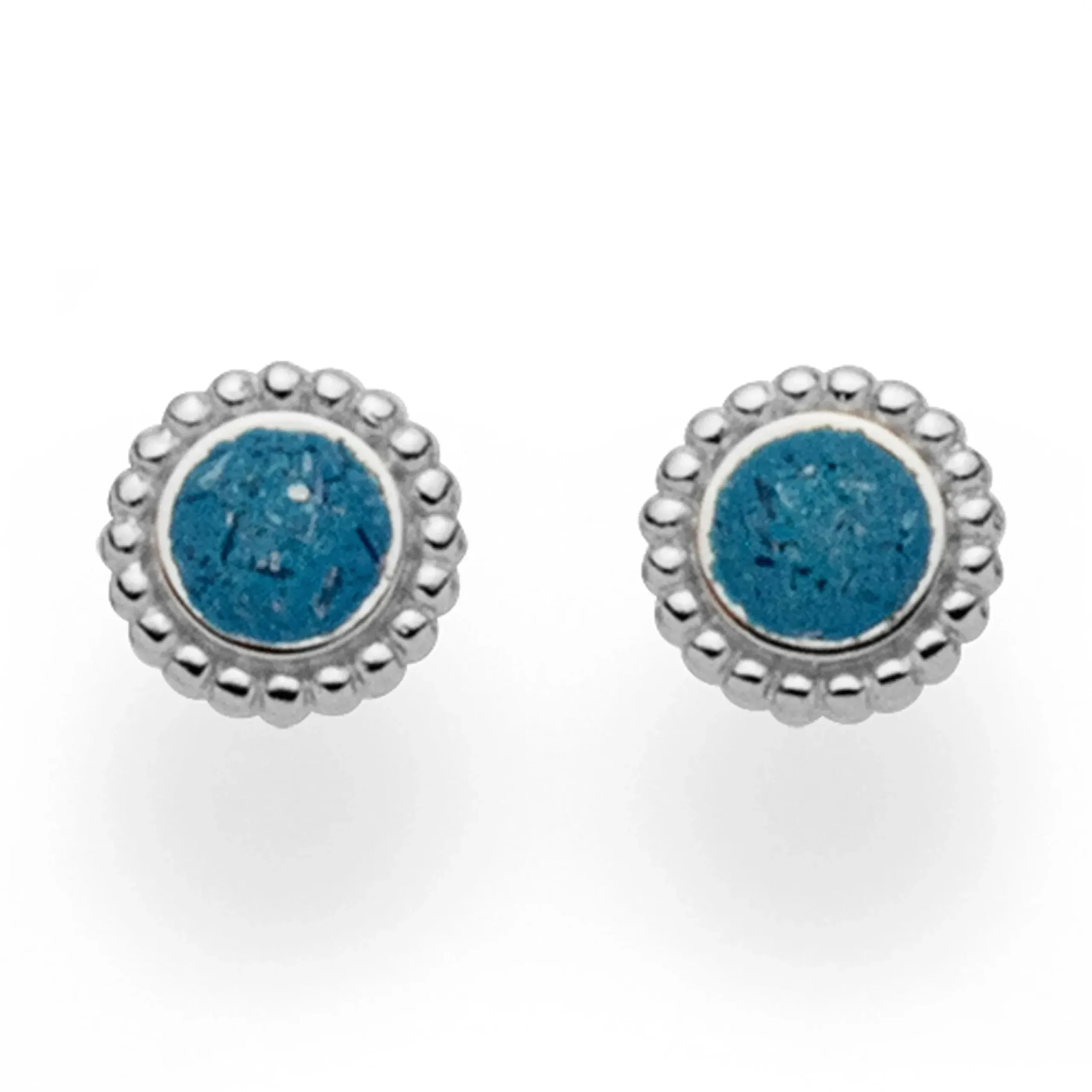 Ohrstecker "Strandzauber blau"