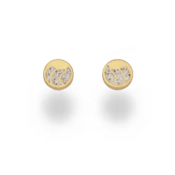 Ohrstecker "Welle" vergoldet