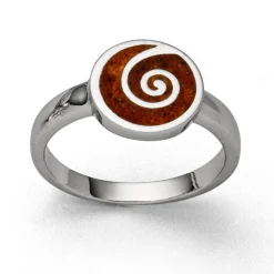 Ring "Bernsteinsandspirale 2.0"
