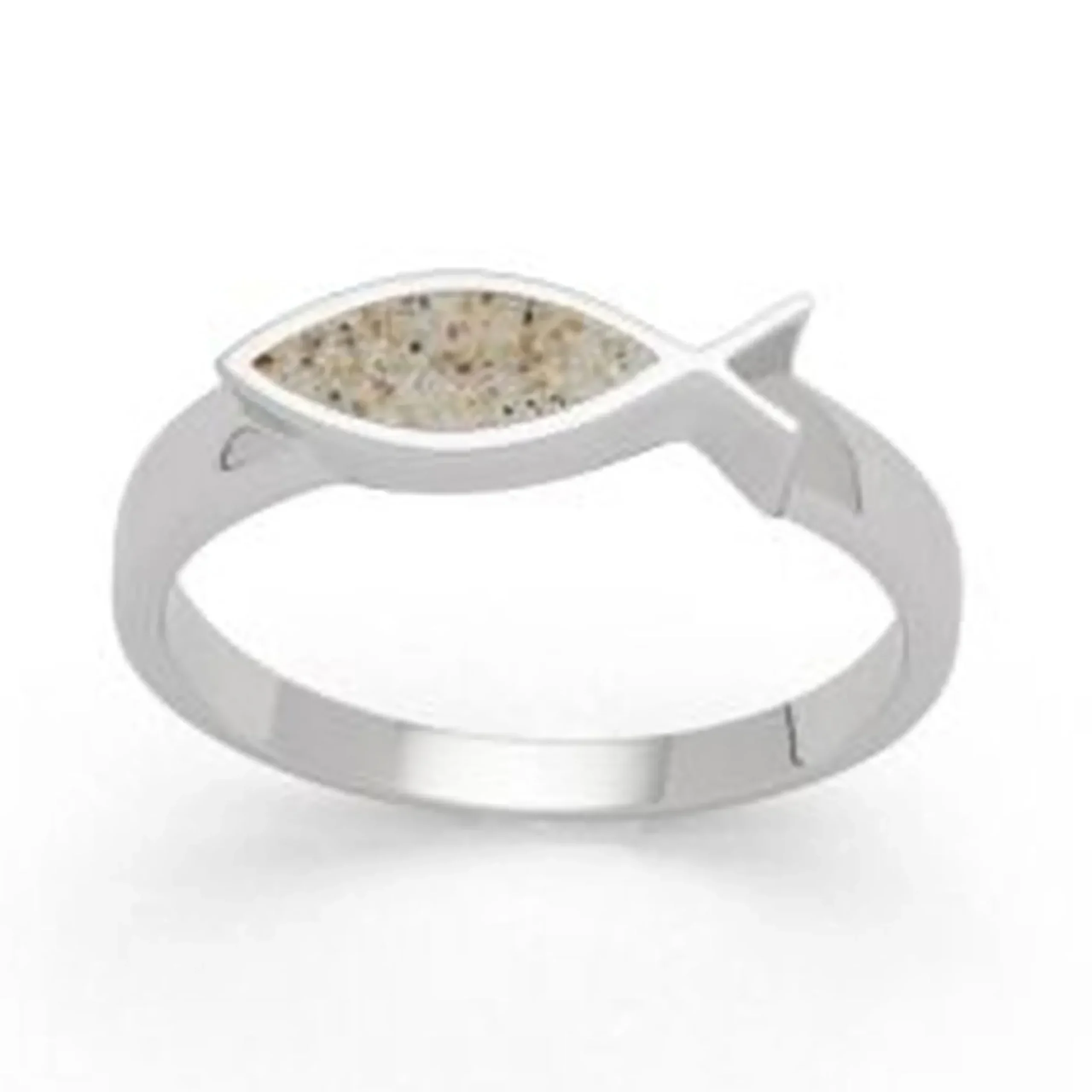 Ring "Fisch" Strandsand