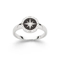 Ring "Kompassrose 2.0" Lavasand