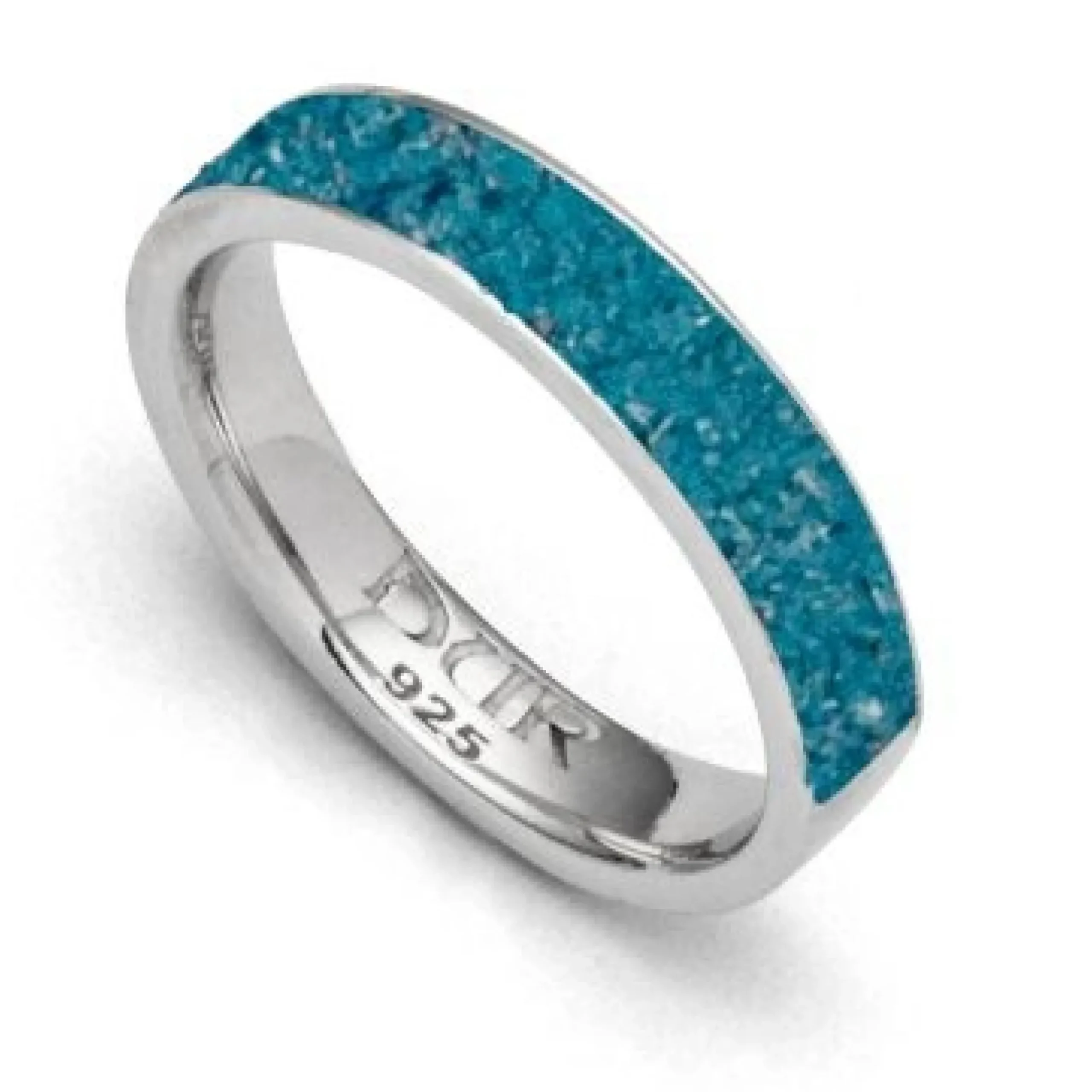 Ring "Marina" Steinsand blau
