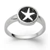 Ring "Seestern" Lavasand