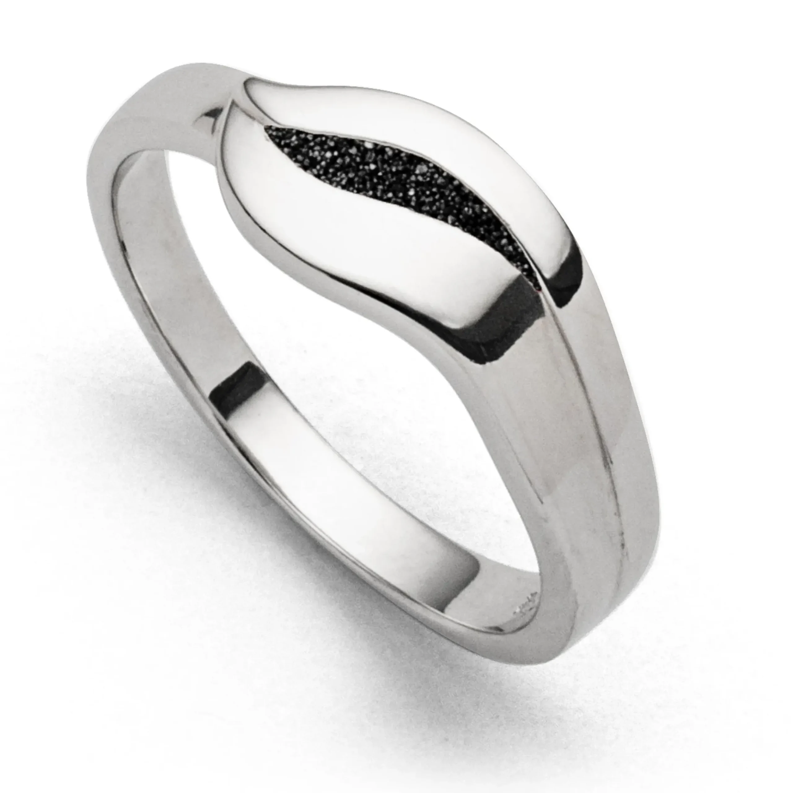 Ring "Silberschweif" Lavasand