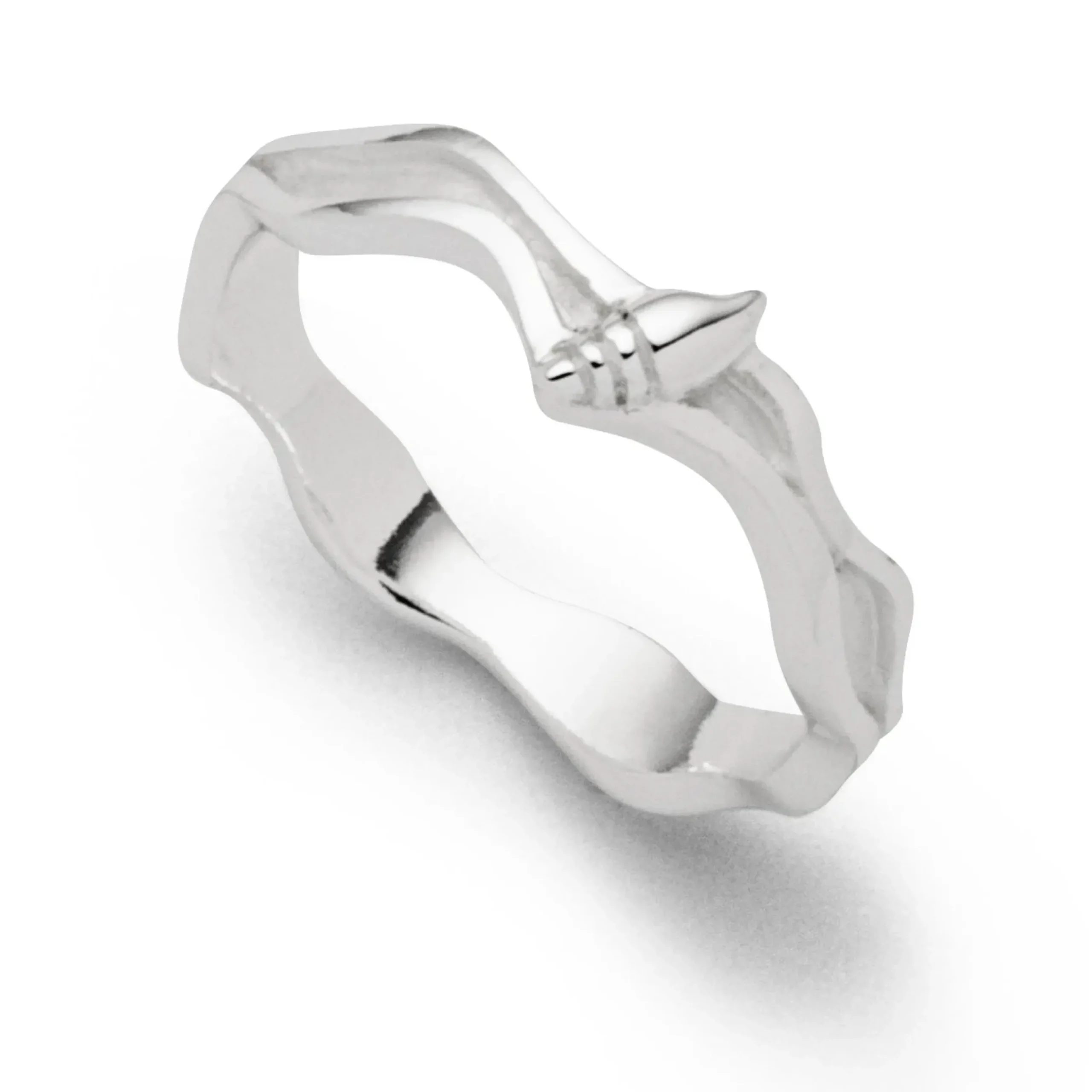 Ring "Strandwellen Muschel", schmal