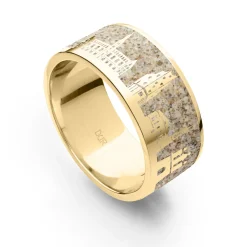 Strandring "Hamburg II" vergoldet